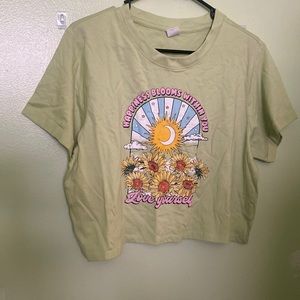 La Luna crop top shirt